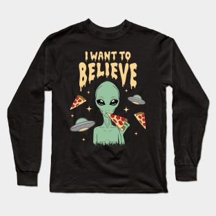 I Want To Believe - Alien Long Sleeve T-Shirt